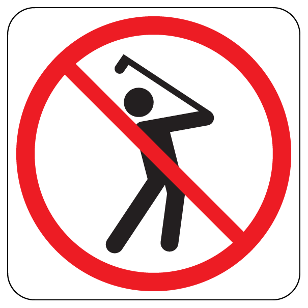 Golf (2) NO | Trail Marker