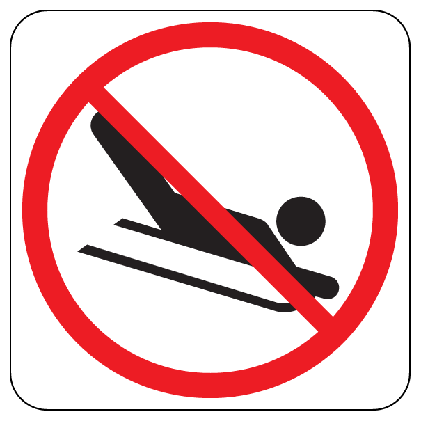 Sledding NO | Trail Marker