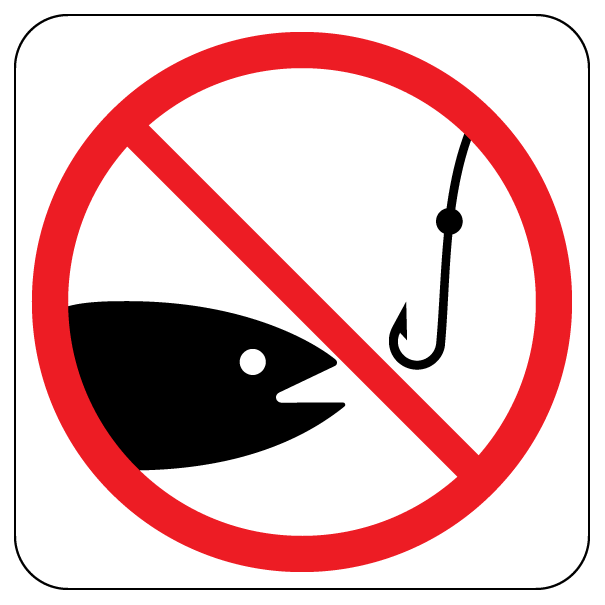 Fishing NO | Trail Marker