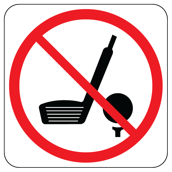 Golf (1) NO | Trail Marker