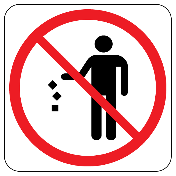 Littering NO | Trail Marker