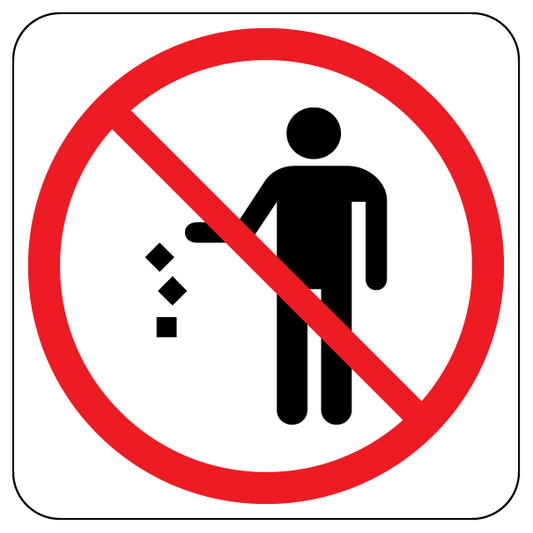 Littering NO | Trail Marker