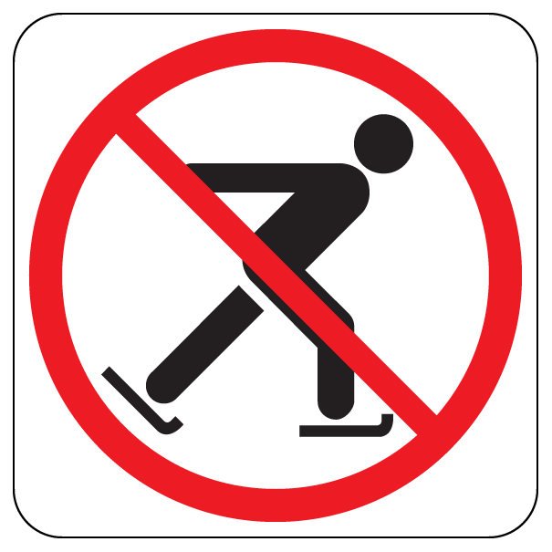 Skating NO | Trail Marker