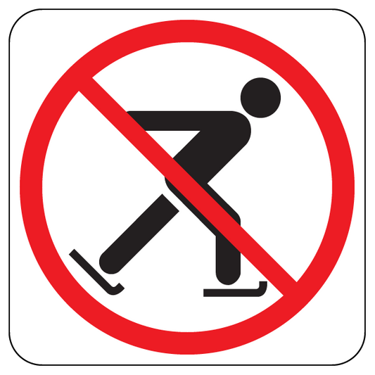 Skating NO | Trail Marker