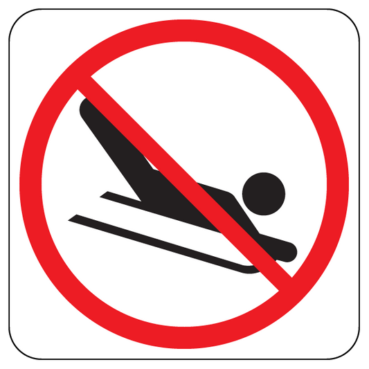 Sledding NO | Trail Marker