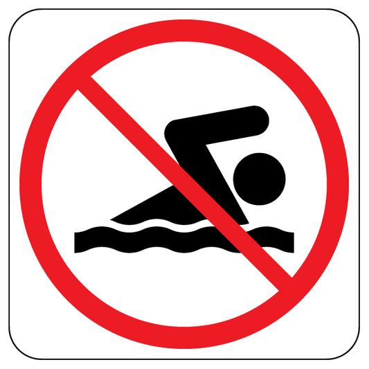 Swimming NO | Trail Marker